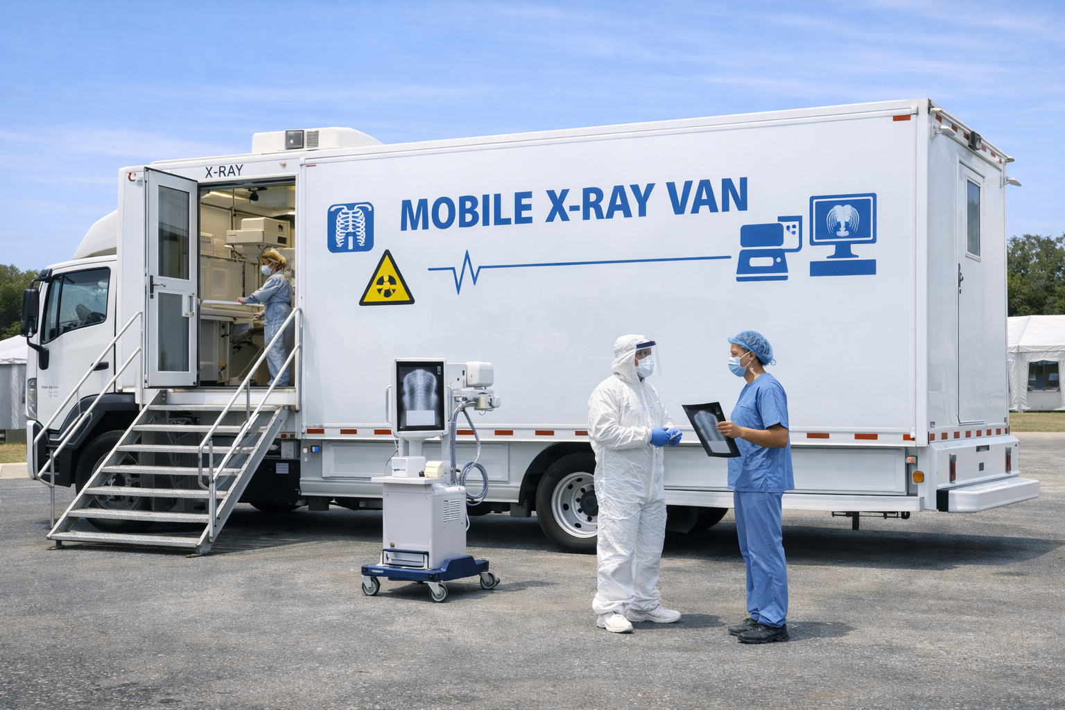 Fourgon de radiographie mobile à vendre : L'avenir de l'imagerie médicale portable