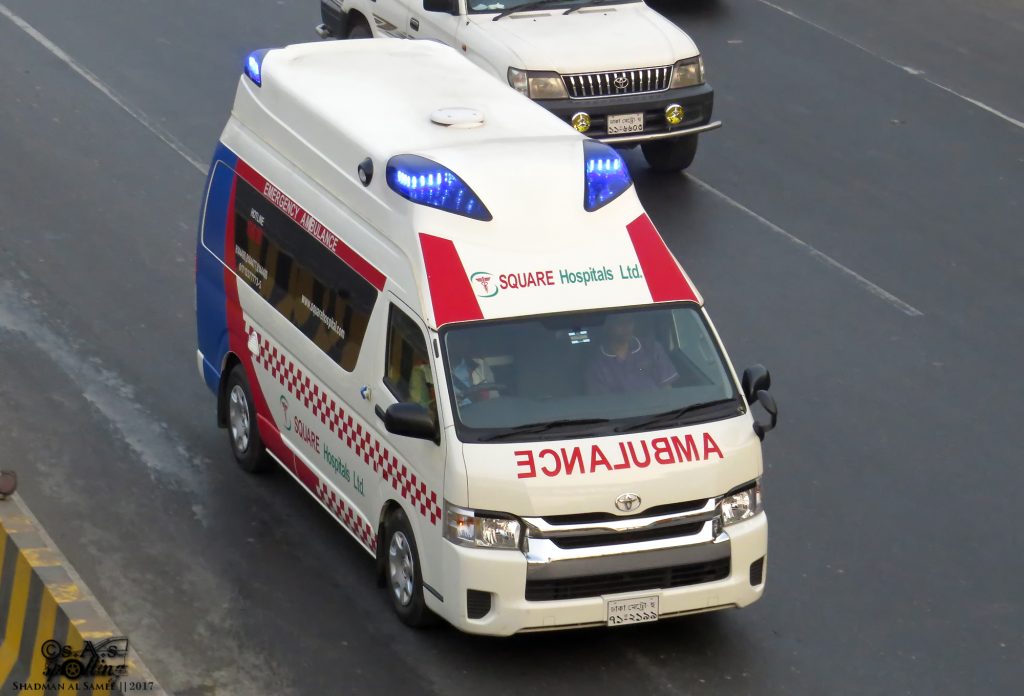 Prix de l'ambulance Toyota Hiace