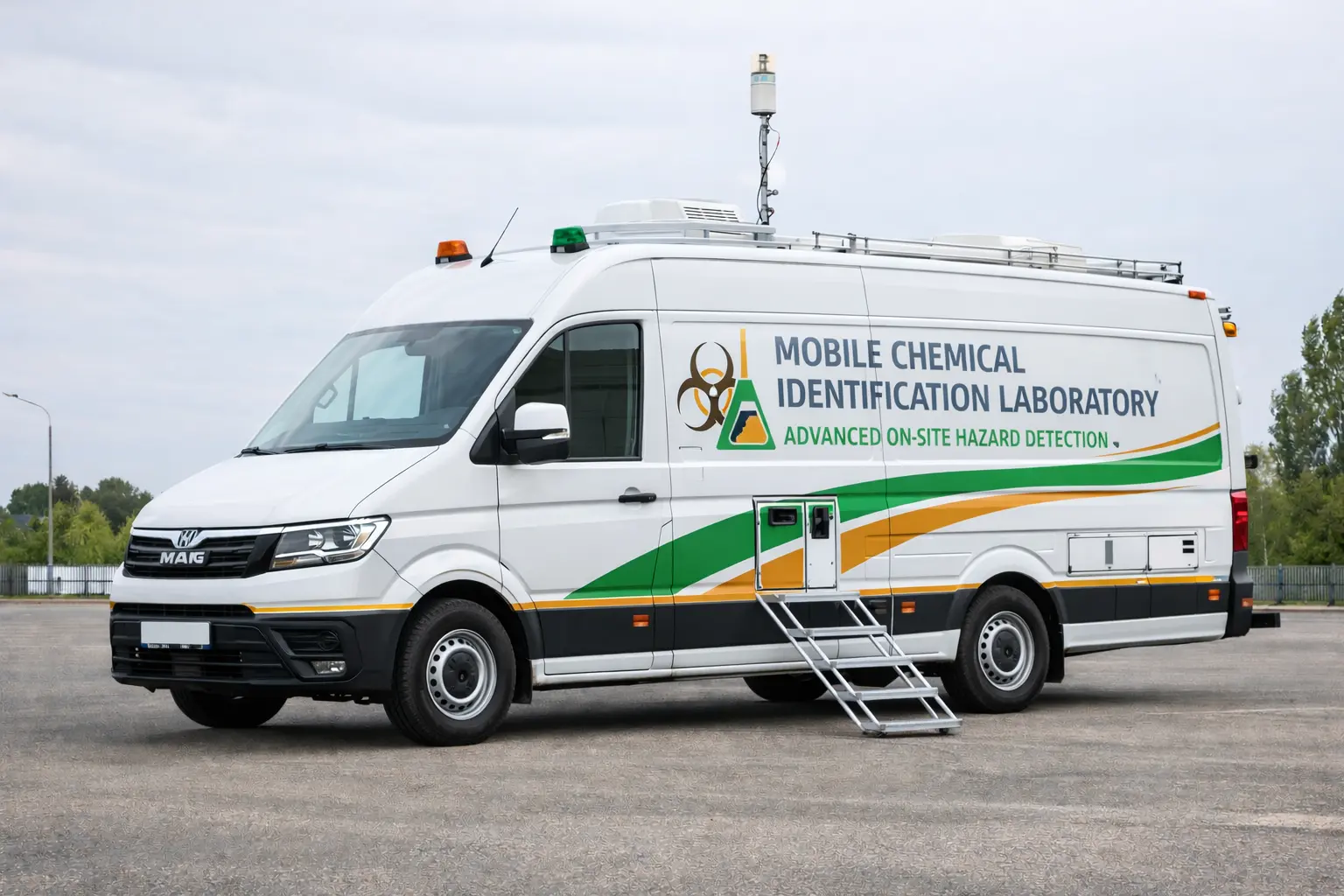 Mobile Chemical Identification Laboratory Vehicle
