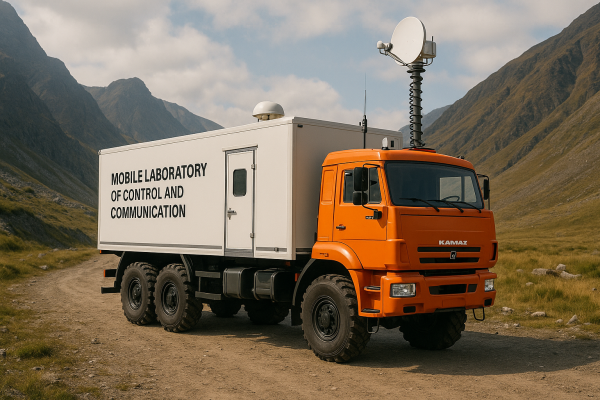 Mobile Laboratory of Control and Communication – KAMAZ 43118 Chassis