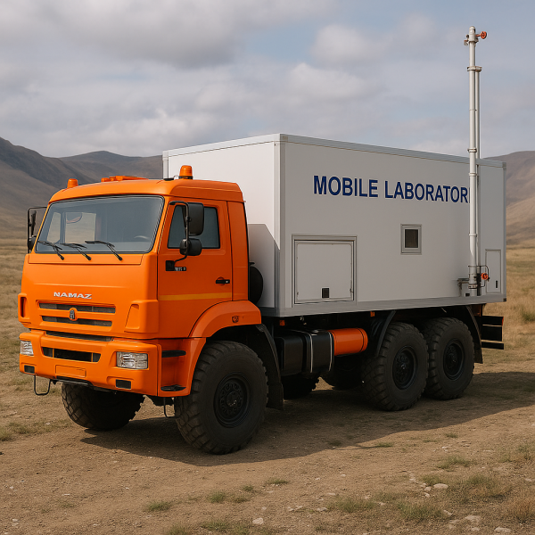 Mobile Laboratory with Gas Equipment