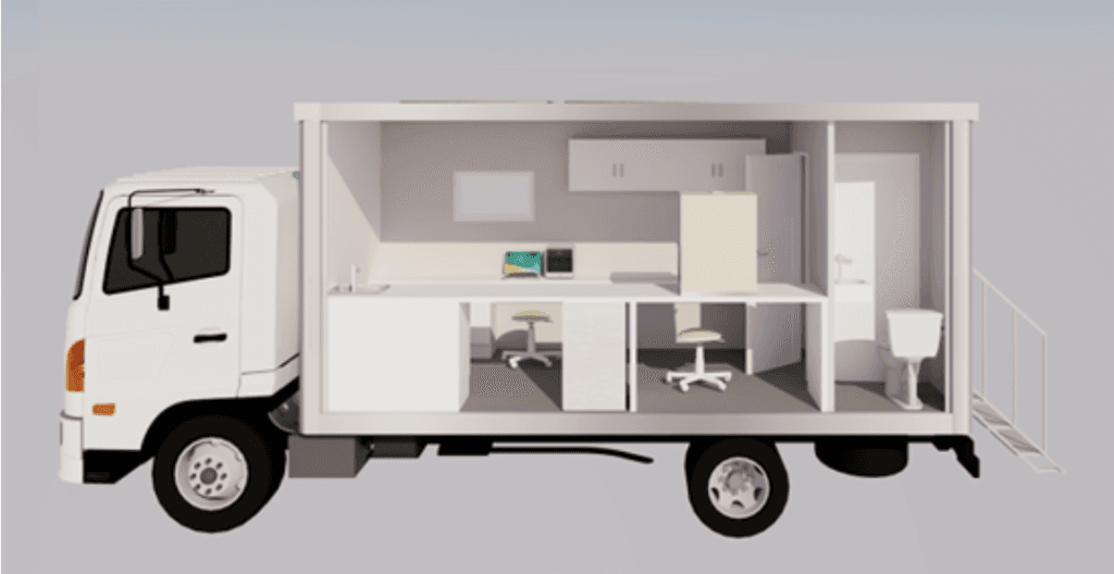 4x4 Mobile Laboratory Van Tender