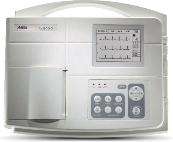 AV-ECG-3 Three Channel ECG Machine