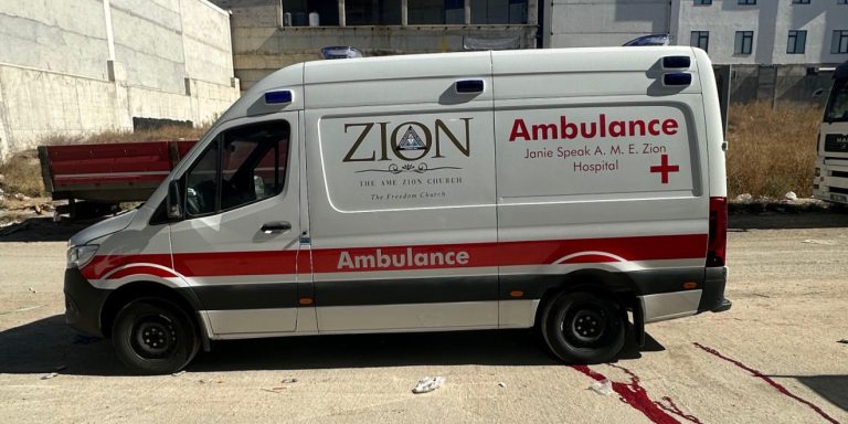 Mercedes benz sprinter ambulance BLS specification exterior