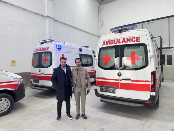 Mercedes Sprinter ambulance exterior