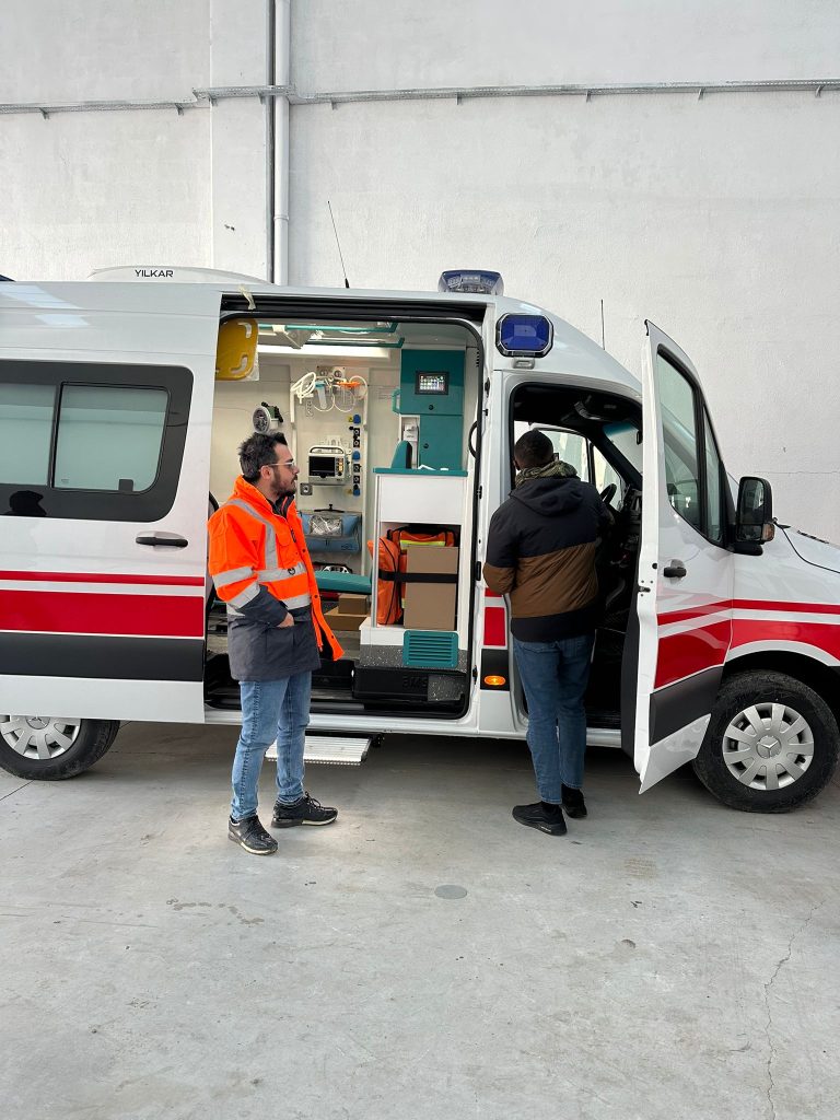 Ambulance supplier Nigeria – Toyota Hiace BLS ambulance for urban emergency services