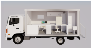 Передвижная лаборатория в фургоне