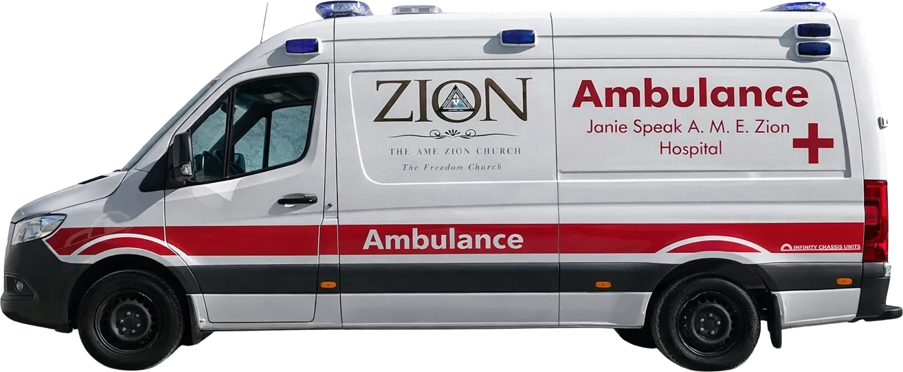 Mercedes ambulance manufactured by Infinity Chassis Units